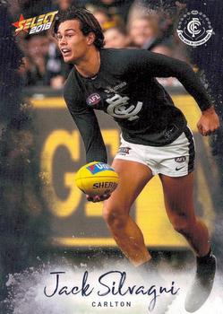 2018 Select Footy Stars #40 Jack Silvagni Front